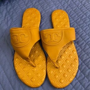 Tory Burch tan/ camel sandals
